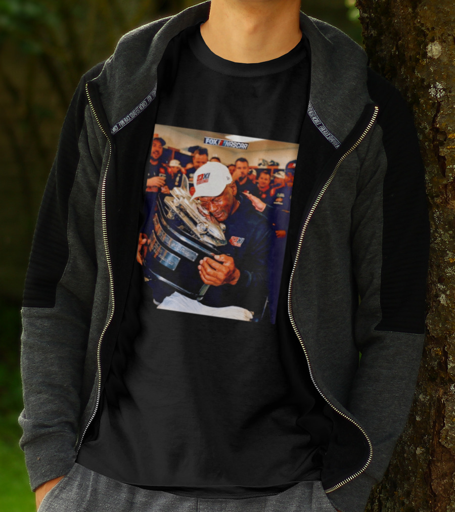 FOX NASCAR Michael Jordan 23XI Racing Daytona 500 Victory Celebration T-Shirt