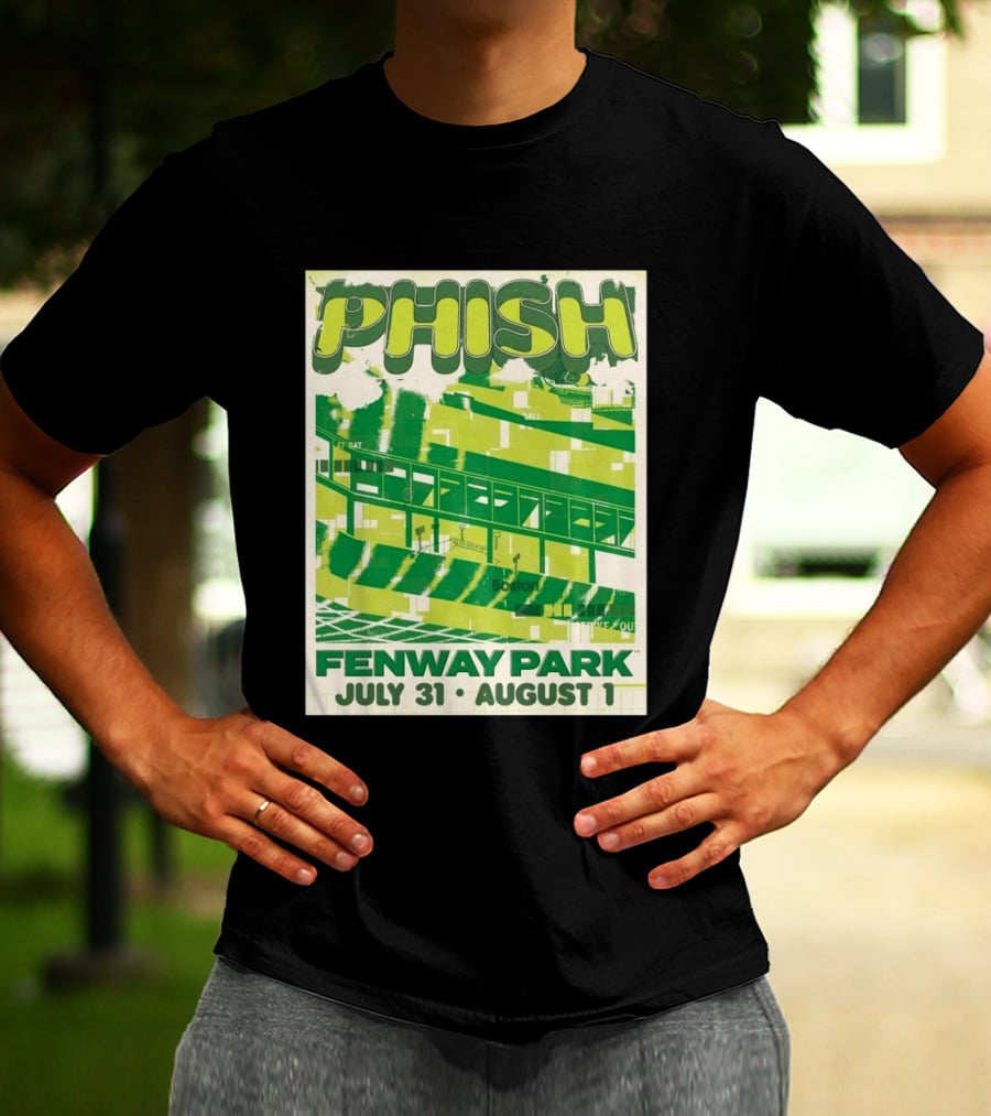 Phish Fenway Park Boston July 31 August 1 Event 2026 T-Shirt