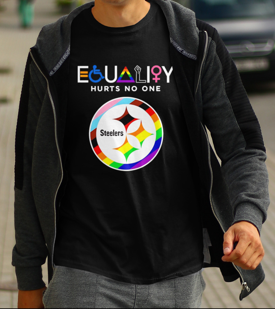 Pittsburgh Steelers Equality Hurts No One Inclusive T-Shirt