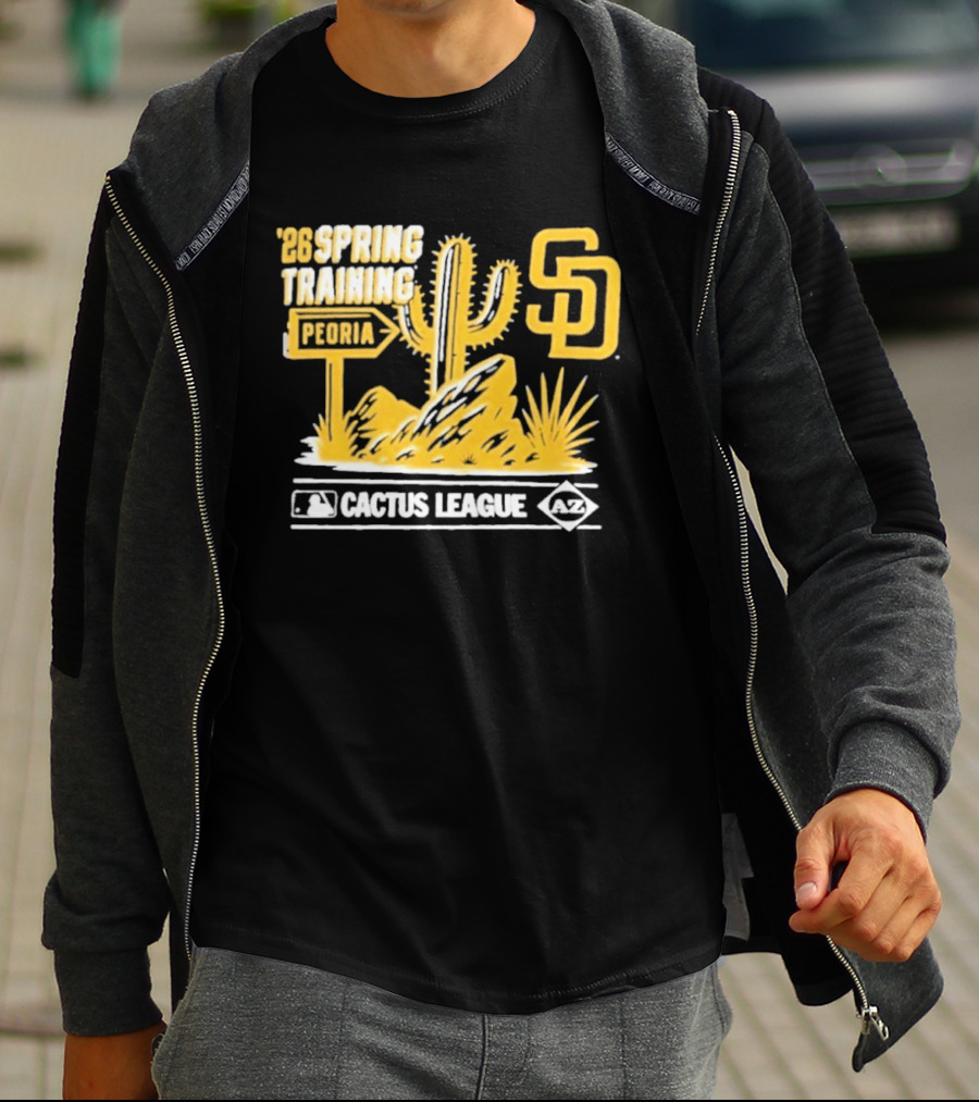 San Diego Padres 2026 Cactus League Spring Training Peoria MLB T-Shirt