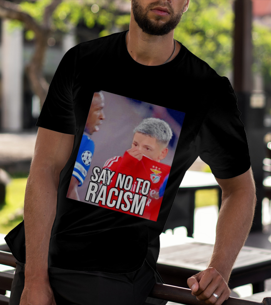 Say No To Racism Prestianni Benfica Soccer Awareness T-Shirt