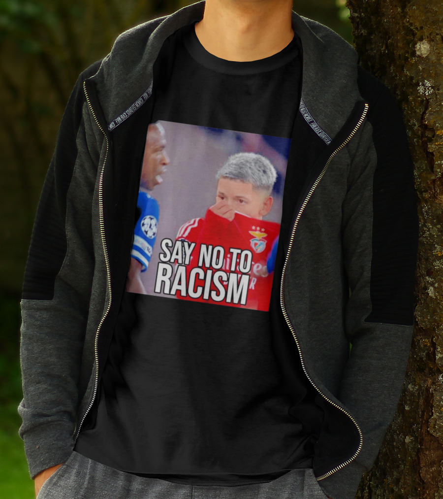 Say No To Racism Prestianni Benfica Soccer Awareness T-Shirt
