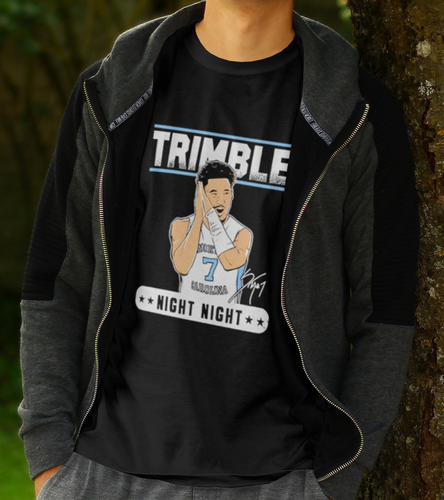 Seth Trimble North Carolina Tar Heels Basketball Tribute Night Night T-Shirt