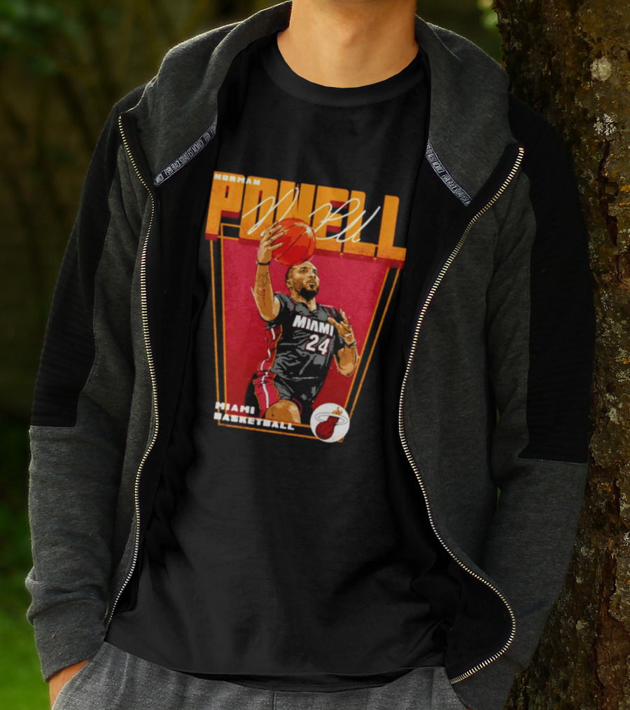 Norman Powell Miami Basketball 24 T-Shirt
