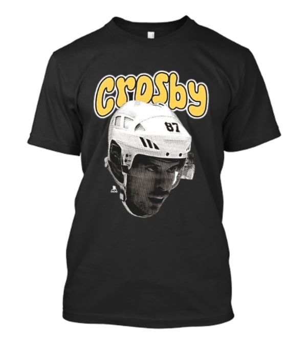 Sidney Crosby Pittsburgh Penguins Hockey 87 Big Face T-Shirt