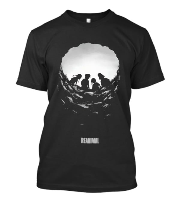 Reanimal Cave Silhouette Family Exploration T-Shirt