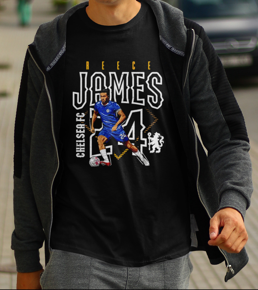 Reece James Chelsea FC 24 Football Jersey Fan Gear T-Shirt