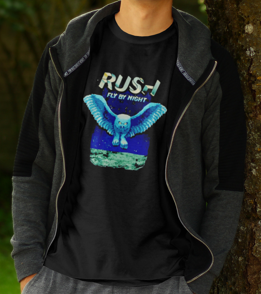 Rush Fly By Night Album Owl T-Shirt