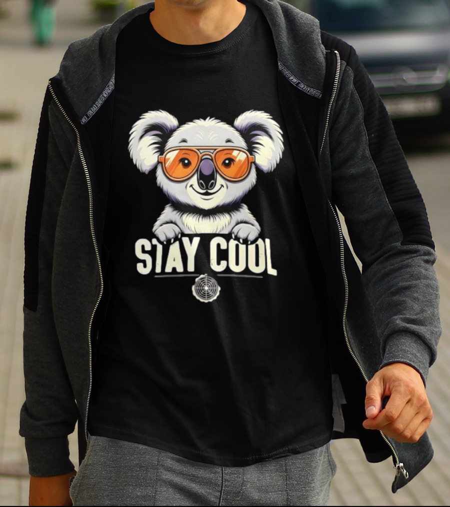 Stay Cool Koala Sunglasses Fun T-Shirt