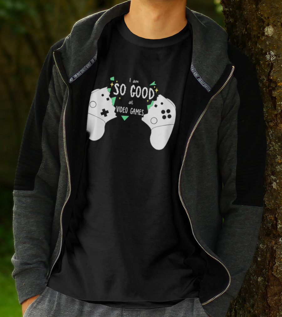Tom Fawkes I Am So Good At Video Games Controller T-Shirt