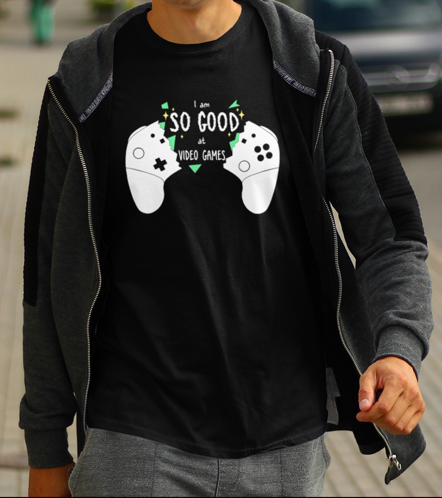 Tom Fawkes I Am So Good At Video Games Controller T-Shirt