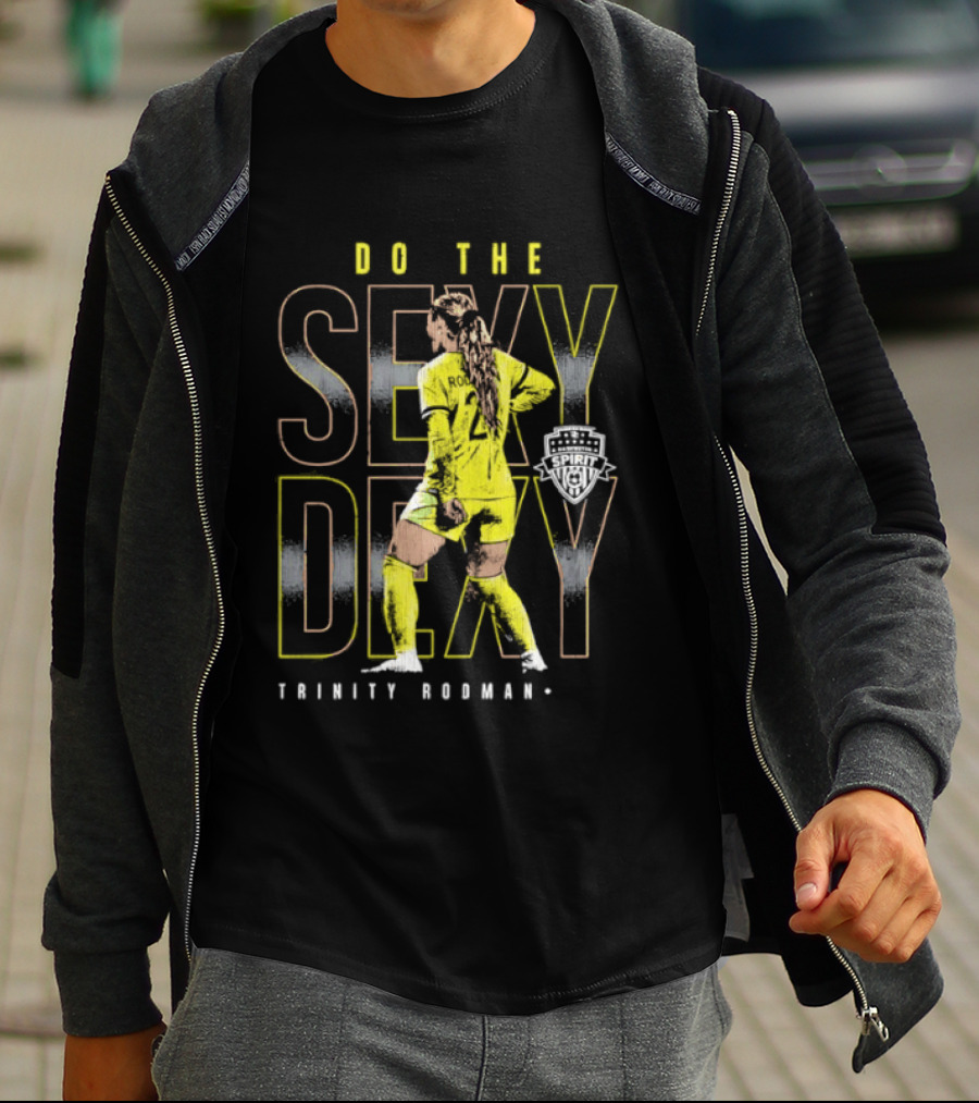 Trinity Rodman Washington Spirit Do The Sexy Dexy Soccer Player Action T-Shirt