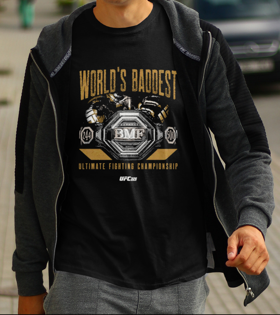 UFC BMF World's Baddest Ultimate Fighting Championship 244 500 T-Shirt
