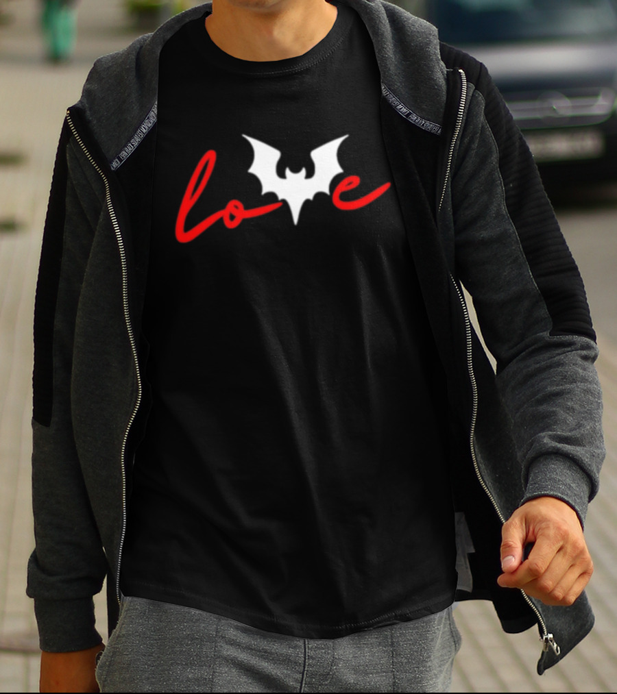 VyroniQ Love Bat Winged Heart T-Shirt