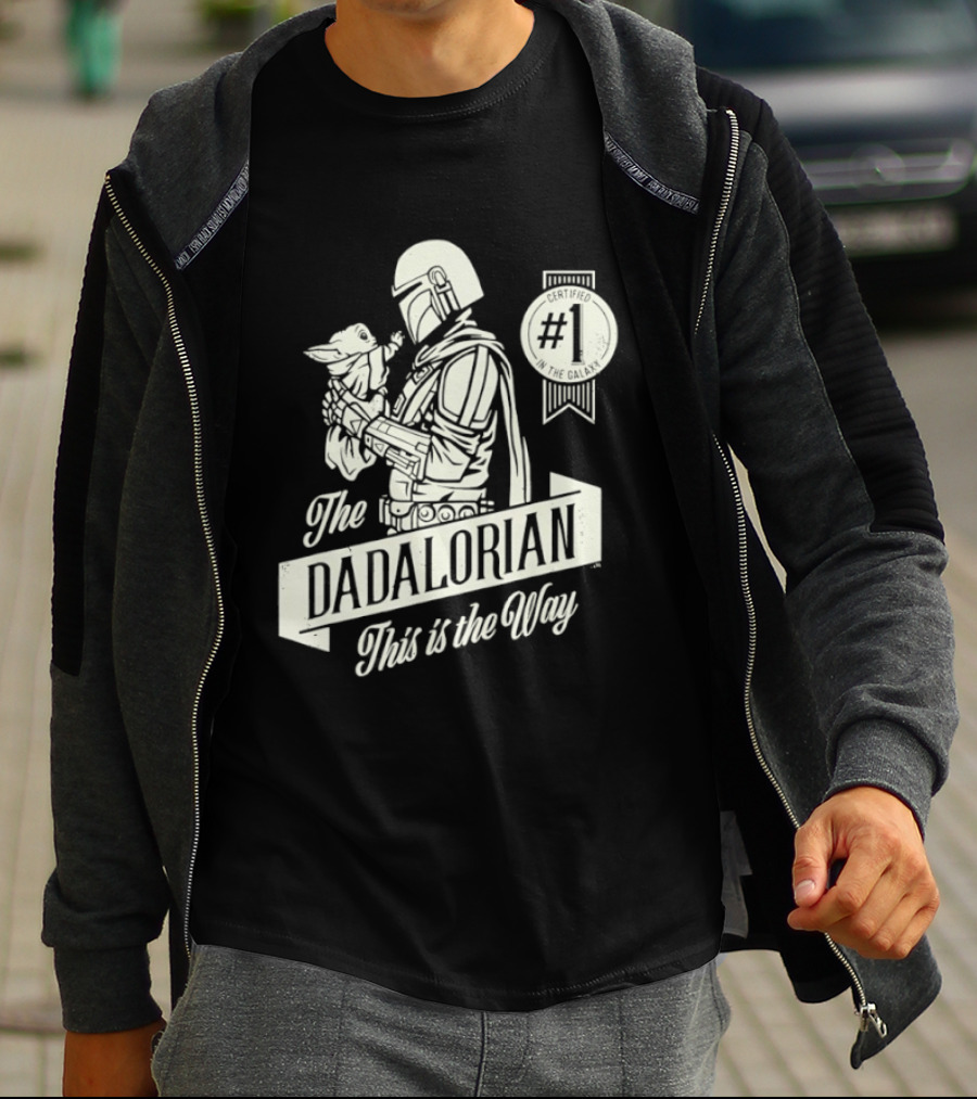 The Dadalorian Yoda Mandalorian Star Wars This Is The Way #1 T-Shirt