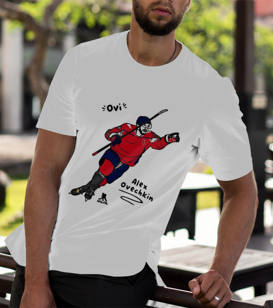 Ovi Cartoon Alex Ovechkin Washington Capitals Hockey T-Shirt
