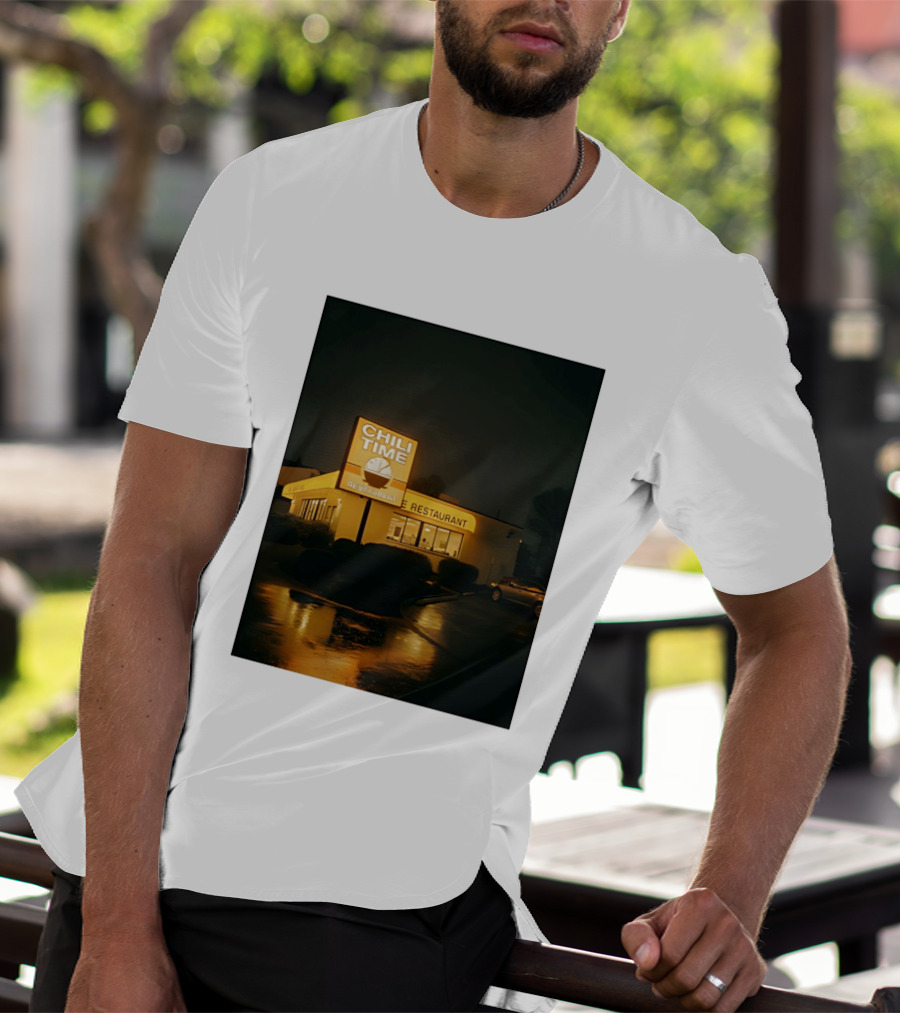 CHILI TIME Night Vibes Restaurant St Bernard Recreation Department T-Shirt