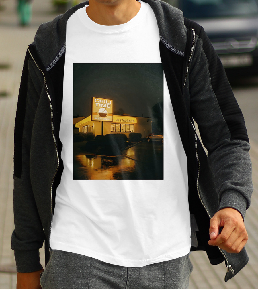 CHILI TIME Night Vibes Restaurant St Bernard Recreation Department T-Shirt