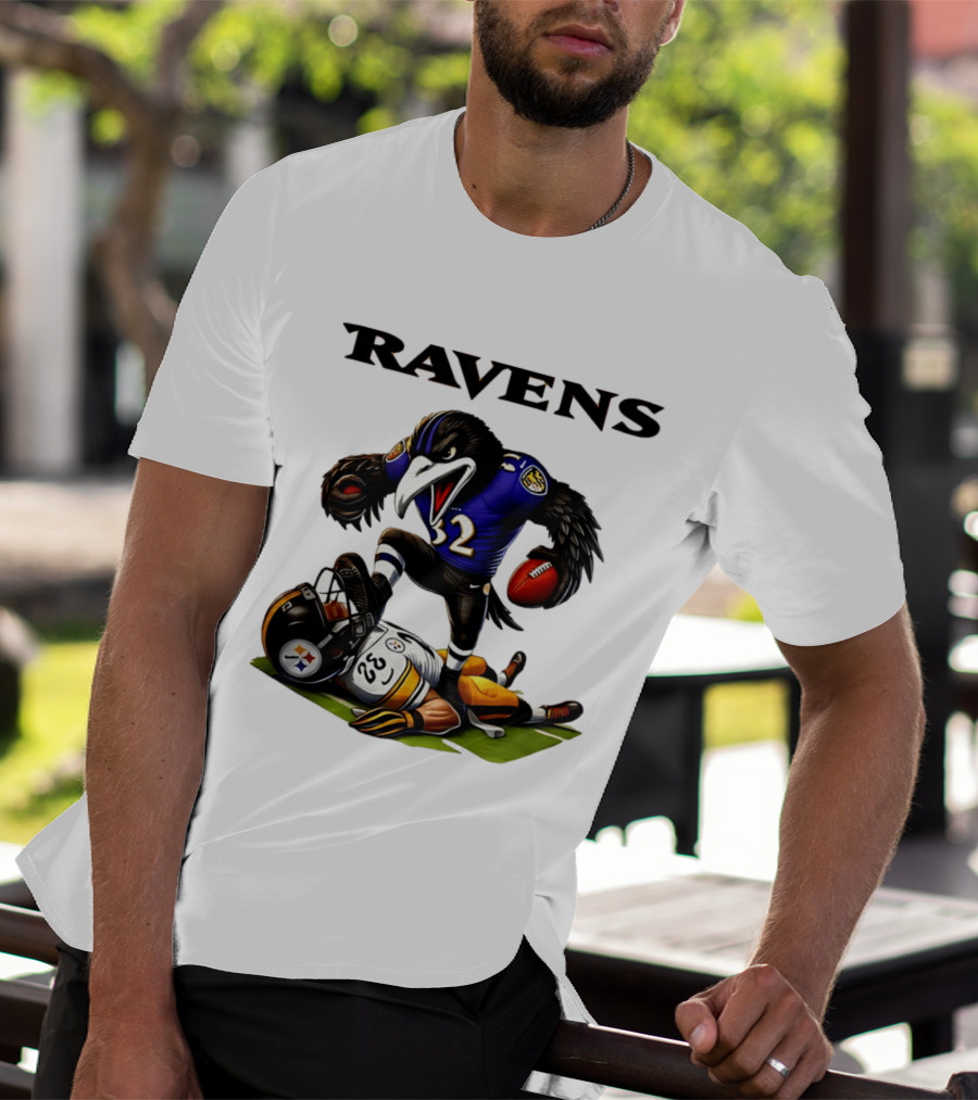 Ravens Vs Steelers Rivalry Intensity Football Battle T-Shirt