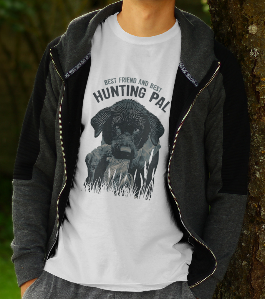 Best Friend And Best Hunting Pal Dog Retriever T-Shirt