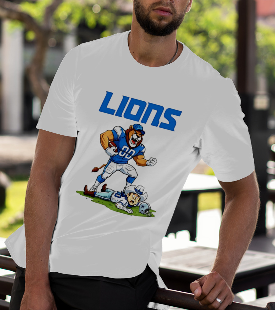 Detroit Lions Rivalry Victory Over Dallas Cowboys T-Shirt