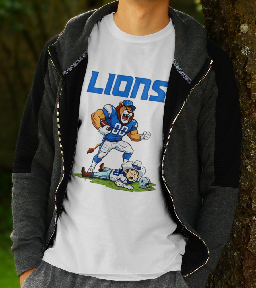 Detroit Lions Rivalry Victory Over Dallas Cowboys T-Shirt