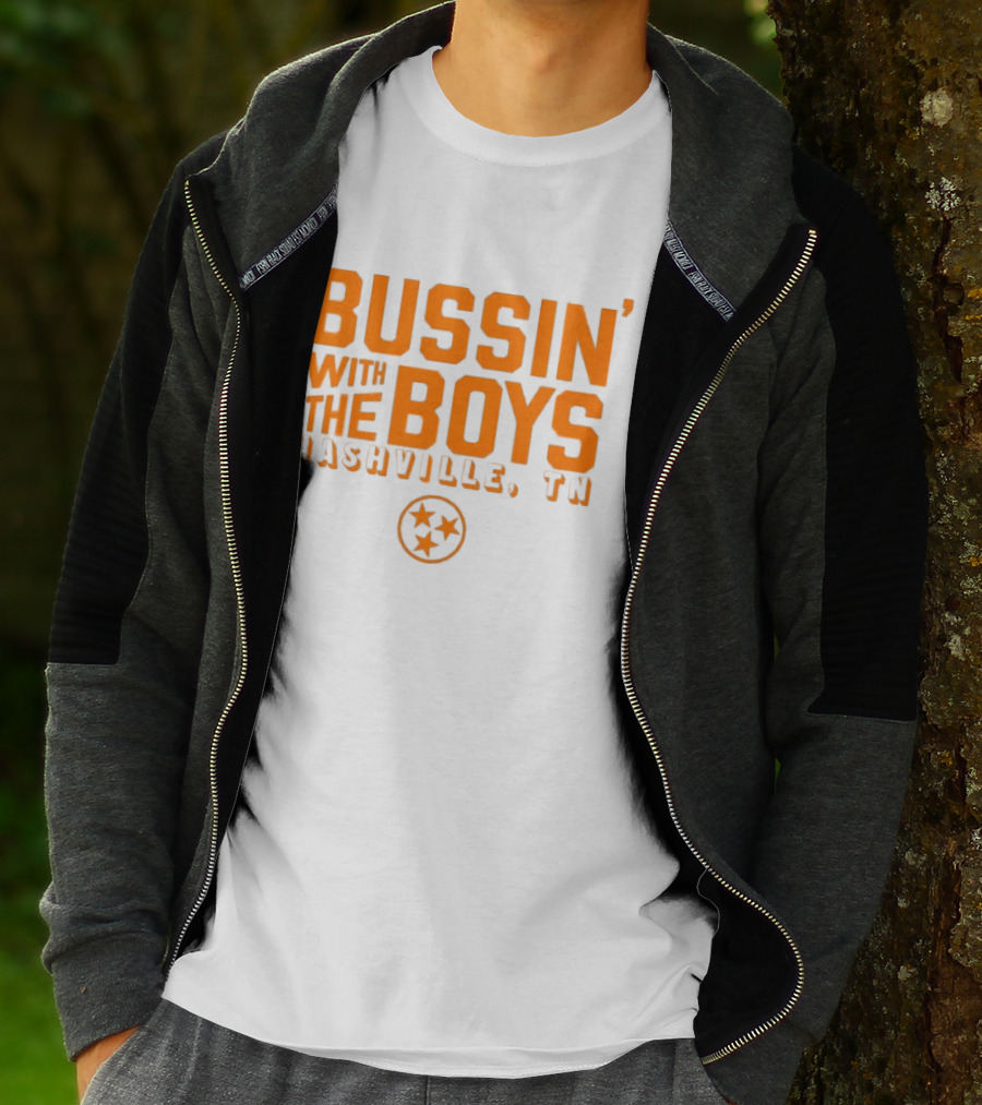 Bussin With The Boys Nashville TN Star Circle T-Shirt