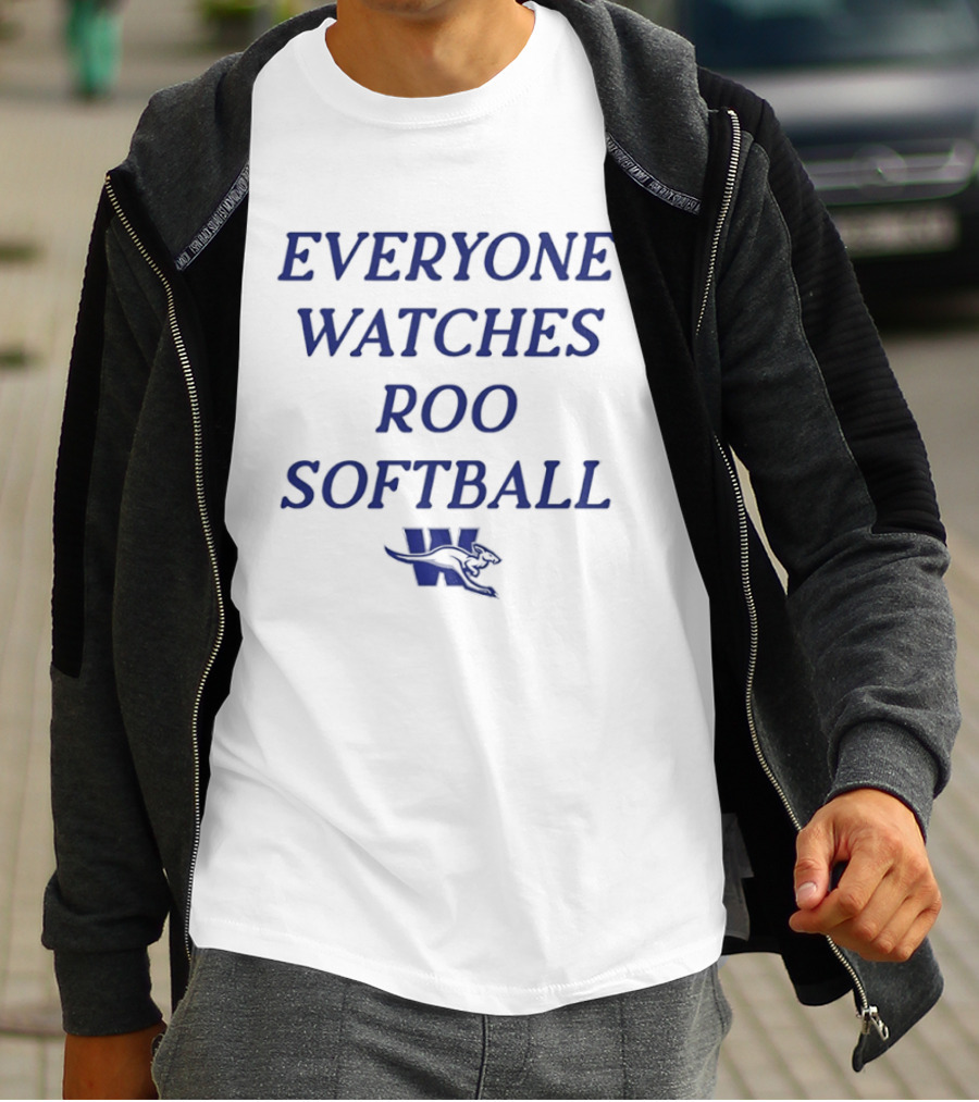 Everyone Es Roo Softball Kangaroo T-Shirt