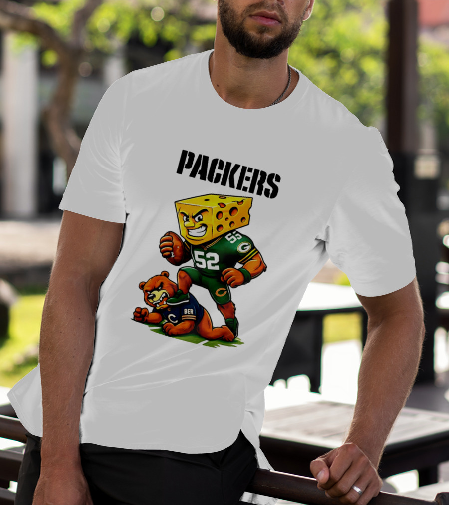 Packers Vs Bears Cheesehead Dominance Rivalry Showdown T-Shirt