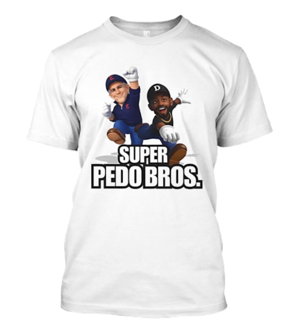 Jeffrey Epstein And Diddy Super Pedo Bros Video Game T-Shirt