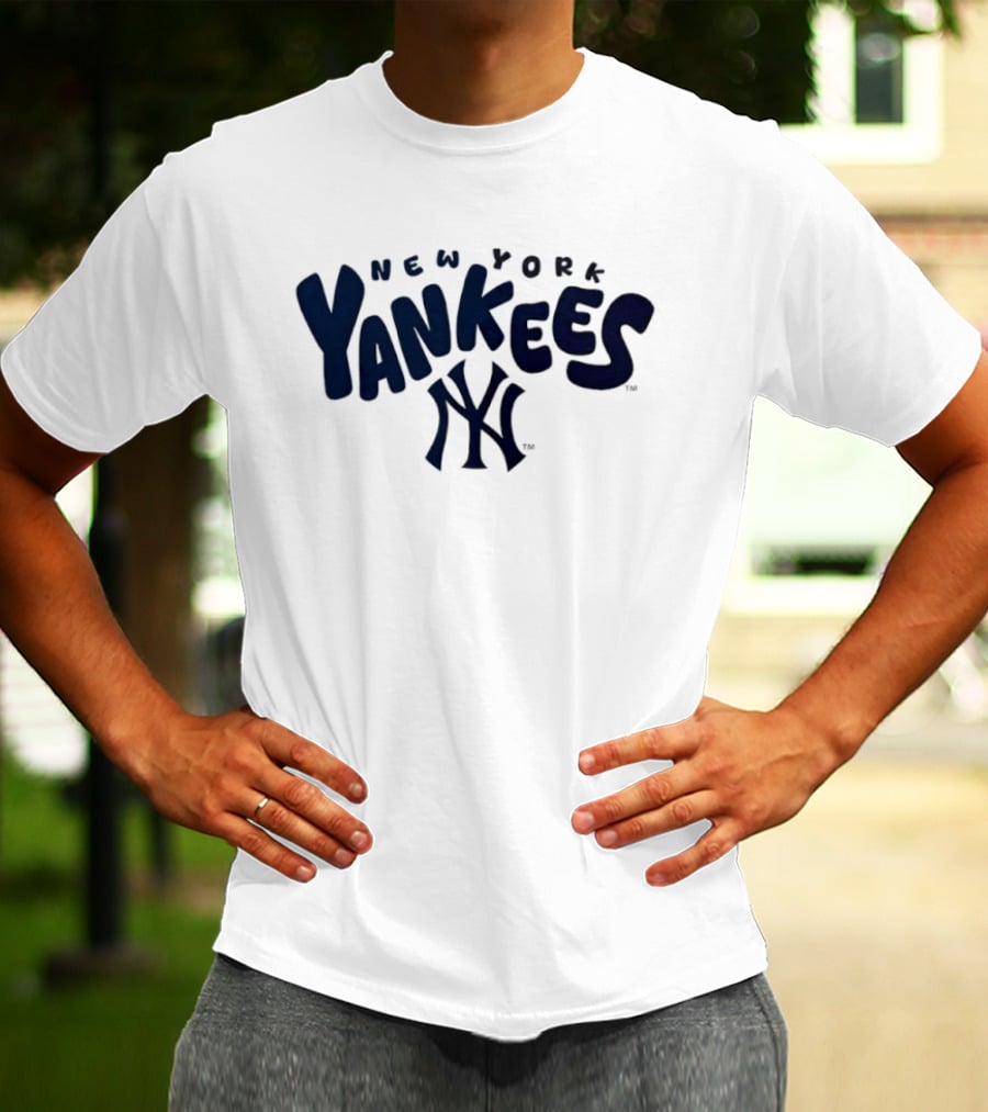 New York Yankees Bubble Crew Neck Yankees NY T-Shirt