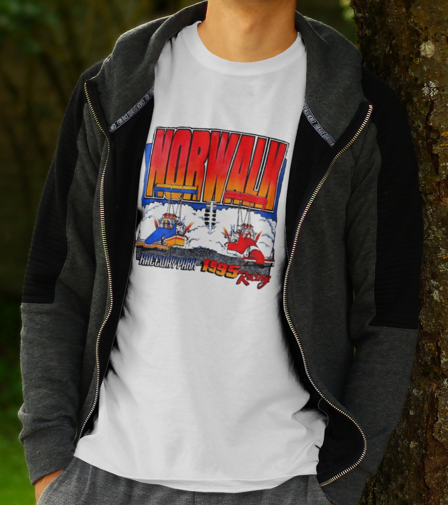 Norwalk Raceway Park 1995 Racing Dragsters Vintage Racing T-Shirt