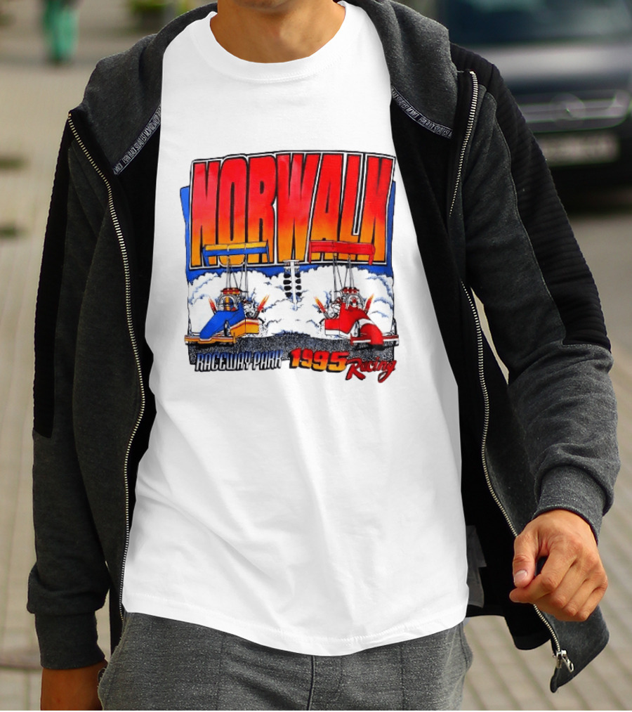 Norwalk Raceway Park 1995 Racing Dragsters Vintage Racing T-Shirt