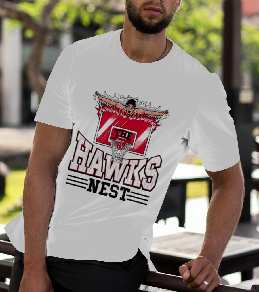 The Hawks Nest Basketball Swimming Combo T-Shirt