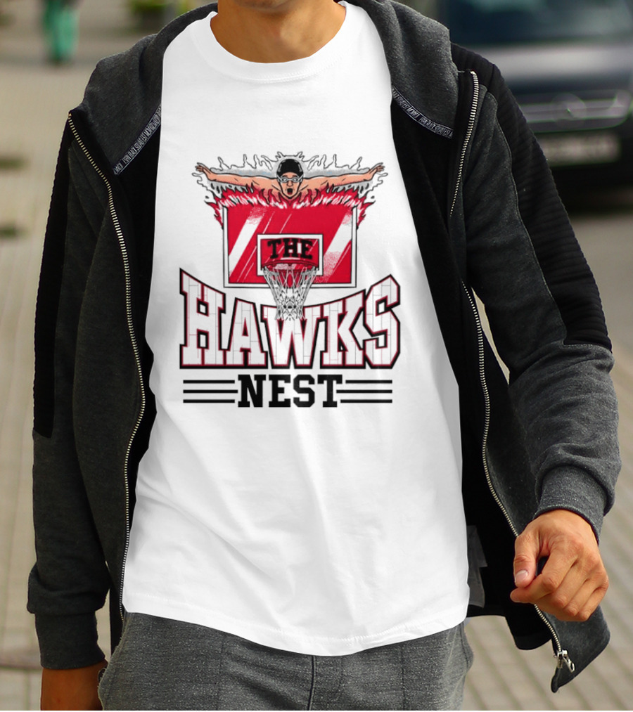 The Hawks Nest Basketball Swimming Combo T-Shirt