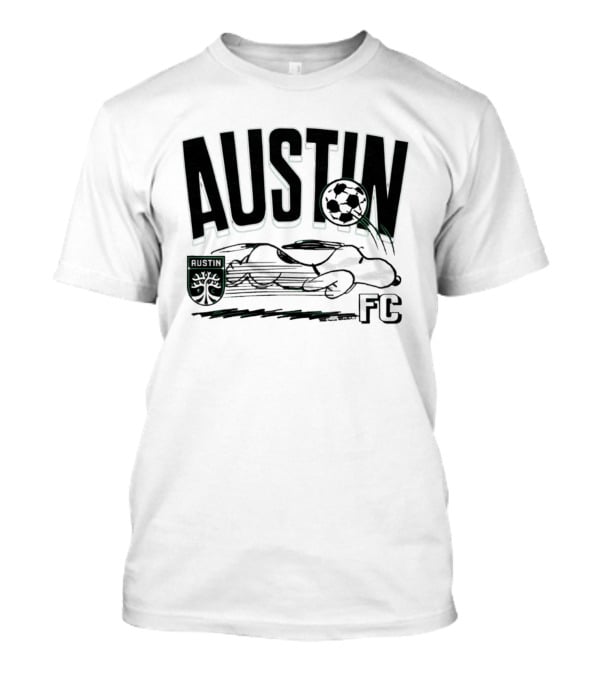 Austin FC Peanuts Snoopy Soccer Collaboration T-Shirt