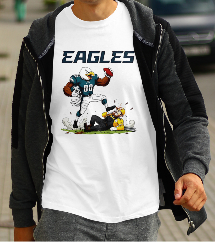 Philadelphia Eagles Vs Pittsburgh Steelers Rivalry Beat Steelers T-Shirt