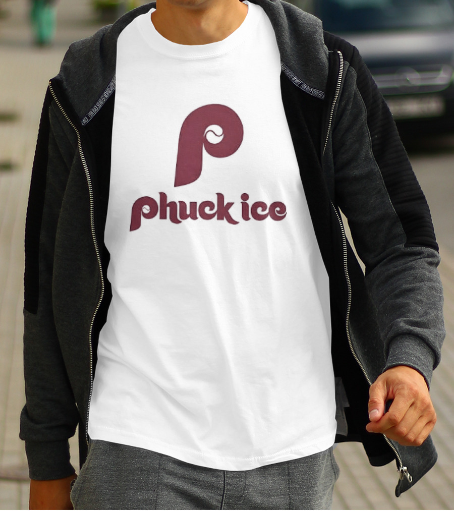 Phuck ICE Philadelphia Phillies Font T-Shirt