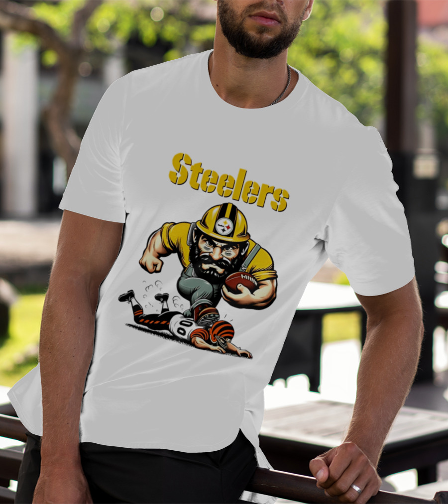 Steelers Dominate Bengals Rivalry Tough Football Showdown T-Shirt