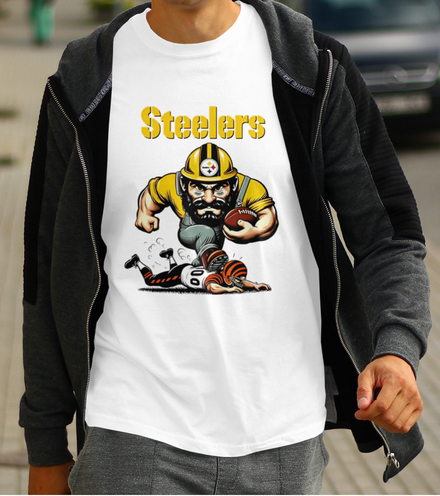 Steelers Dominate Bengals Rivalry Tough Football Showdown T-Shirt