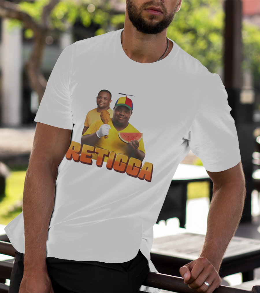 RETIGGA Fried Chicken Watermelon Meme Colorful Propeller Hat T-Shirt