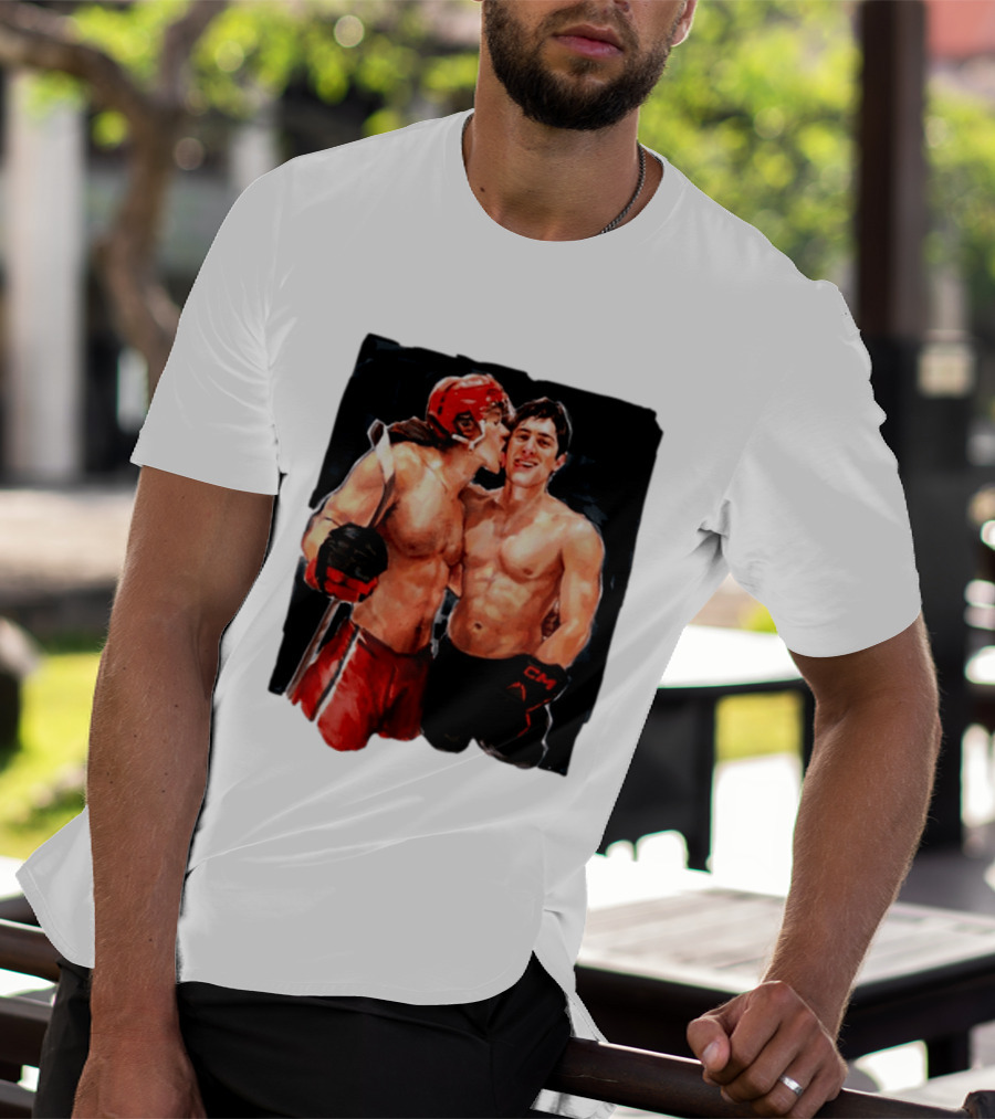 Shane Hollander Ilya Rosanov Gay Hockey Romance Painting T-Shirt