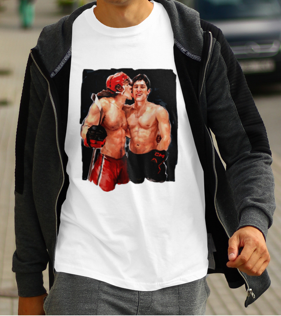 Shane Hollander Ilya Rosanov Gay Hockey Romance Painting T-Shirt