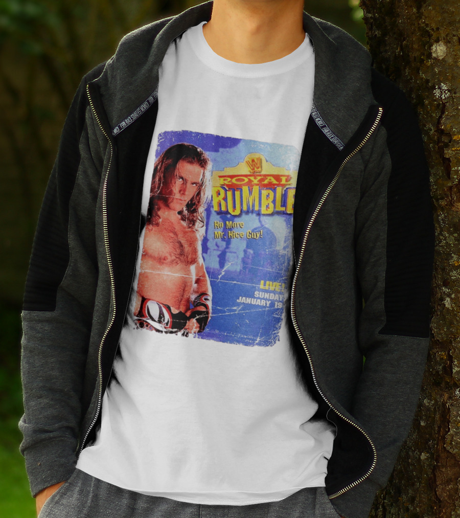 WWF Royal Rumble 1996 No More Mr. Nice Guy Live Sunday January 19 T-Shirt