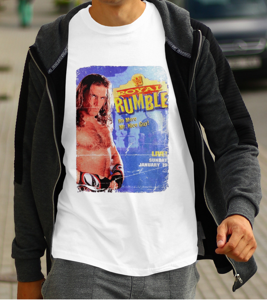 WWF Royal Rumble 1996 No More Mr. Nice Guy Live Sunday January 19 T-Shirt