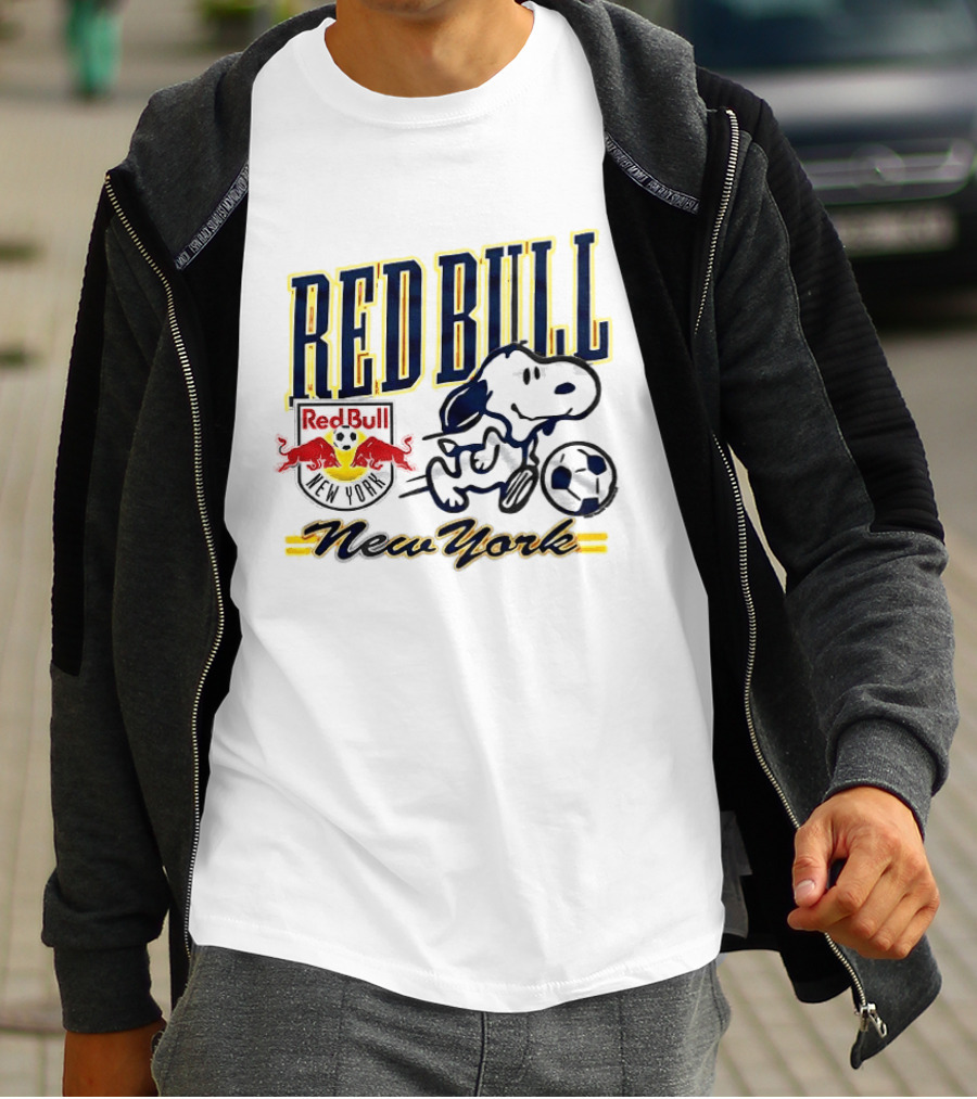 Red Bull New York Snoopy Peanuts Soccer T-Shirt