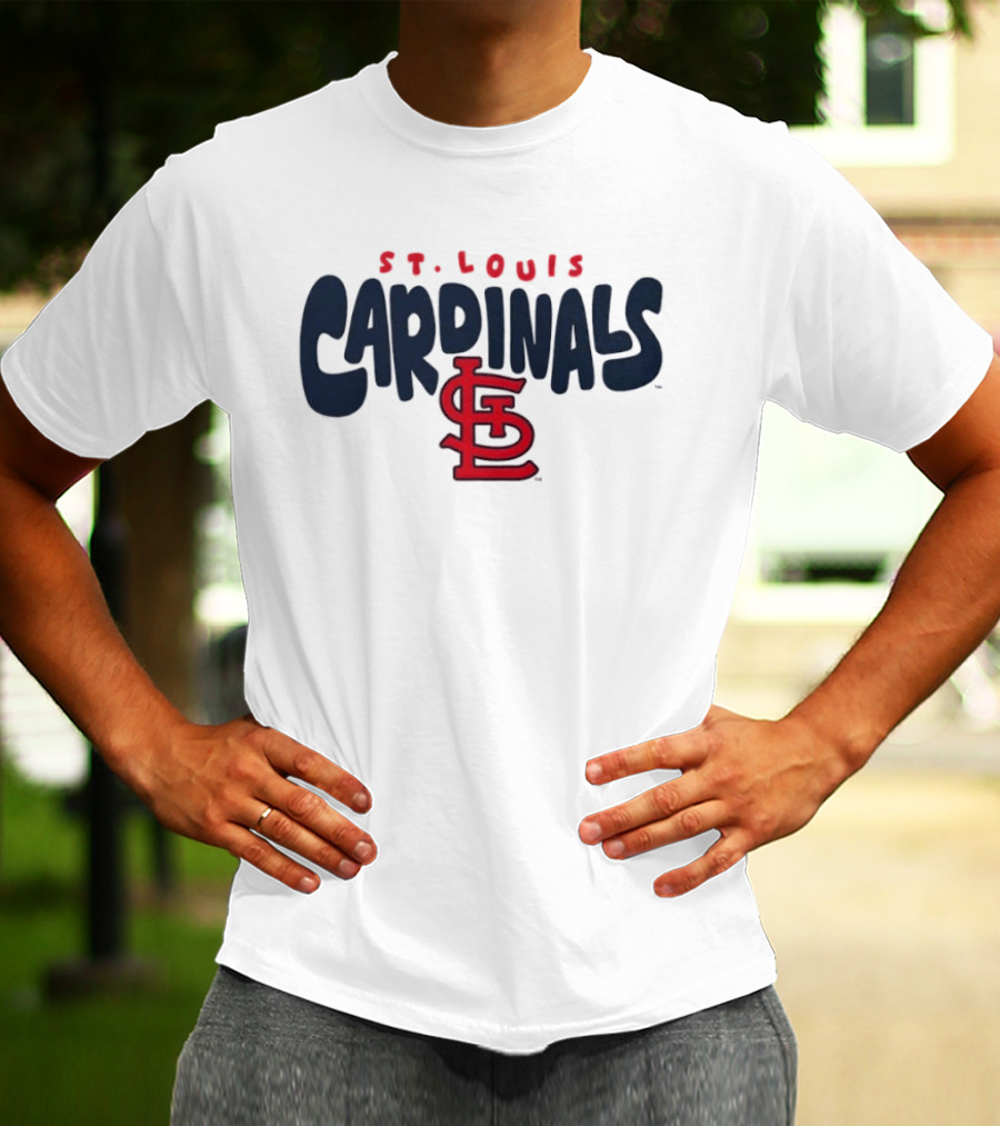 St Louis Cardinals Bubble Crew Neck STL T-Shirt
