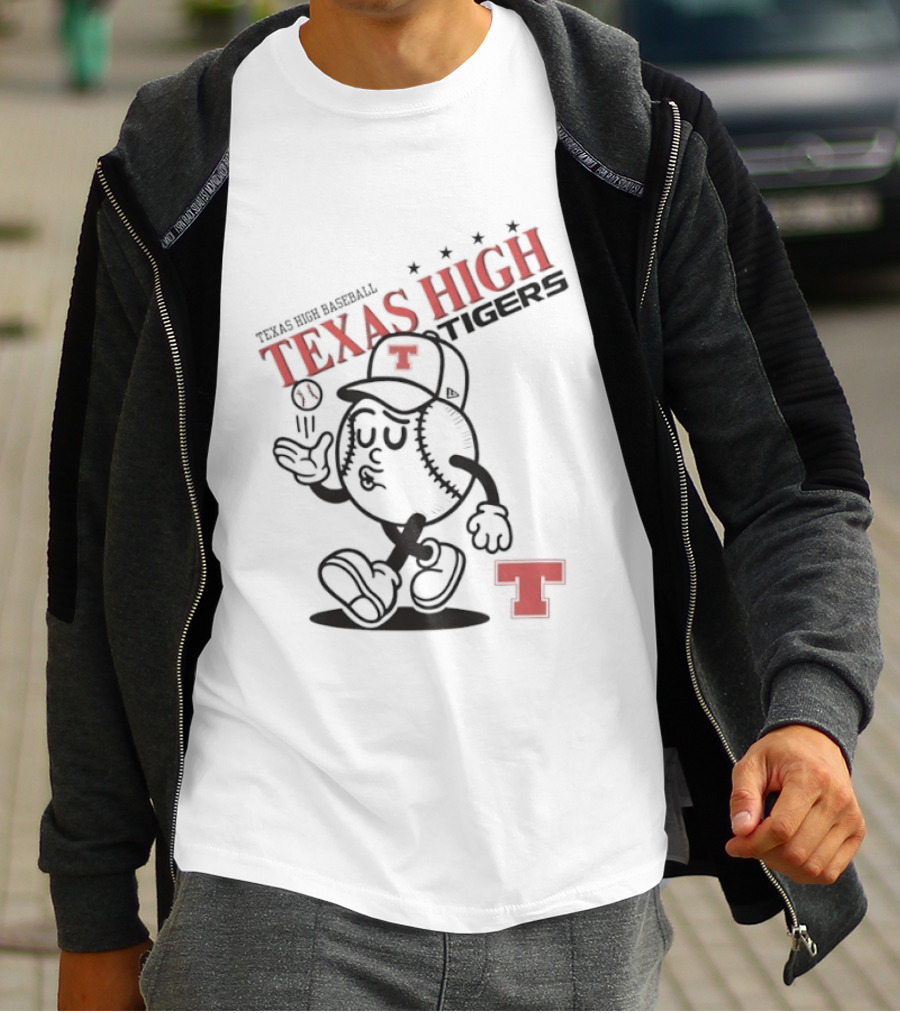 Texas High Tigers Baseball T-Shirt