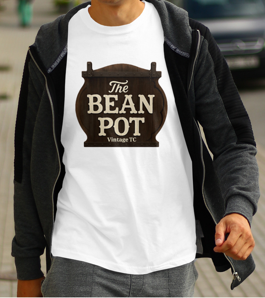 The Bean Pot Vintage TC Wood Sign T-Shirt