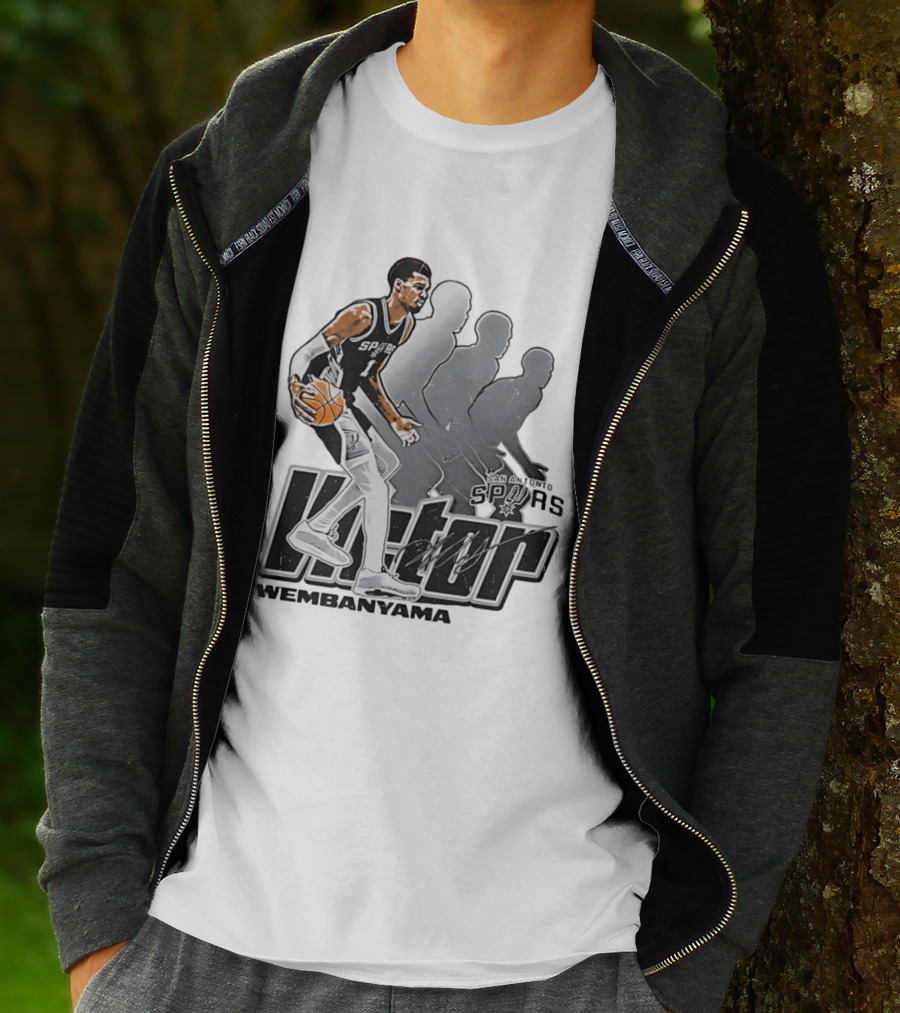 Victor Wembanyama San Antonio Spurs Basketball Action Spurs T-Shirt